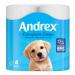 Andrex White Toilet Roll 4 Pack - PACK (6) NWT463P