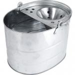 Fixtures Galvanised Stainless Steel Mop Bucket NWT4644