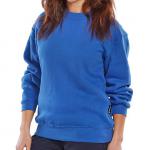 B-Click Workwear 3XL Royal Blue Sweatshirt NWT4674-3XL