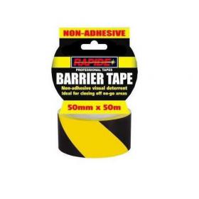 Rapide Yellow & Black Barrier Tape 50mm x 50m NWT4687