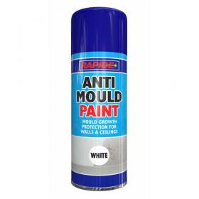 Rapide Anti Mould Spray Paint 400ml Pack of 12 NWT4693