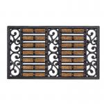 Fixtures Large Door Mat Heavy Duty Coco Scuff 100% Natural Coir Bristle 45 x 75cm NWT4696