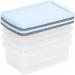 Wham Clear 4.01 Box & Lid Set 3.5 Litre Pack 4s NWT4713