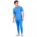 B-Click Workwear Blue Medium Thermal Short Sleeve Vest NWT4715-M