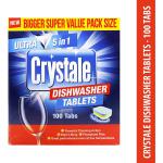 Crystale Ultra 5in1 Dishwasher Tablets 100s NWT4728