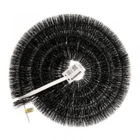 Hedgehog Black Gutter Brush 100mm x 4m NWT4731