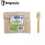 Belgravia CaterPack Wooden Forks Pack 100s NWT4742