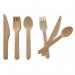 Belgravia Disposables Eco Friendly Wooden Cutlery Forks 100s NWT4742