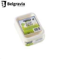 Cheap Stationery Supply of Belgravia Bio Caterpack 7x5inch Chip Trays Pack 50s Office Statationery