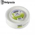 Belgravia Bio CaterPack 9 Inch Rigid Plates Pack 50s NWT4755