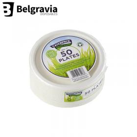 Belgravia Super Rigid 7 Inch Biodegradable Plate (Pack of 50) 3865 NWT4756