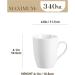 Fixtures 12oz Basic White Mugs NWT478