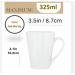 Fixtures Stylish 12oz Plain White Conical Mug - PACK (12) NWT478P