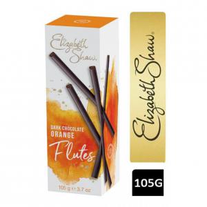 Elizabeth Shaw Dark Chocolate Orange Flutes 105g NWT4812P