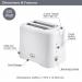 Quest 2 Slice Toaster White NWT4831