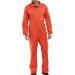 Super B-Click Workwear Orange Boiler Suit Size 36 NWT4865-36