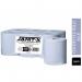 Janit-X Eco 2-Ply 100% Recycled Centrefeed Roll 150m Blue (Pack of 6) NWT489