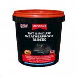 Rentokil Mouse & Rat Weatherproof Blocks Pack 10s NWT4891