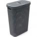 Addis Rattan Charcoal Slim Laundry Hamper 40 Litre NWT4903