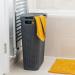 Addis Rattan Charcoal Slim Laundry Hamper 40 Litre NWT4903