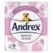 Andrex Gentle Clean White Toilet Roll 9 Pack NWT4904