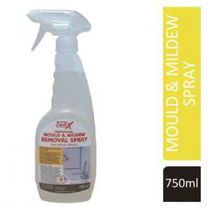 Janit X Professional Mould Mildew Spray 750ml Pack 6 Nwt4913p