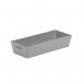 Wham Grey Rectangular Studio Basket 2.01 1 Litre NWT4940