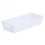 Wham White Rectangular Studio Basket 2.01 1 Litre NWT4942