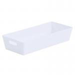 Wham White Rectangular Studio Basket 2.01 1 Litre NWT4942