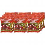 The image shows a pack of 12 Haribo Squidgy Strawberries, each weighing 160g. The packaging features the recognizable Haribo logo and vibrant strawberry graphics. Inside the bag are deliciously soft and chewy candies shaped like strawberries, perfect for satisfying your sweet tooth.