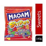 Haribo Maoam Stripes 140g Bag - PACK (14) NWT4956P