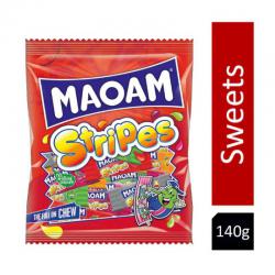 Haribo Maoam Stripes 140g Bag - PACK (14) NWT4956P