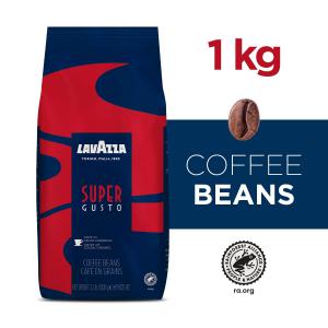 Lavazza Super Gusto Coffee Beans 1kg - PACK 6 NWT4959P