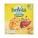 Belvita Breakfast Soft Bakes Red Berries Pack 4s 200g NWT5012