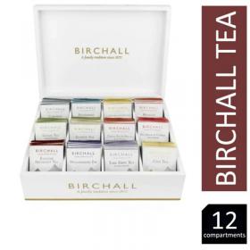 Birchall 12 Compartment White Display Box Supplied With 120 Mixed Envelope Premium Tea NWT5028