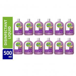 Image of Dettol Disinfectant Liquid Lavender & Orange Oil 500ml NWT5043