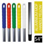 Janit-X Aluminium Socket Mop Handle Yellow - PACK (10) NWT5071P