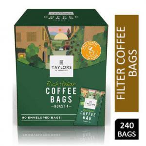 Photos - Coffee Rich Taylors of Harrogate  Italian  Bags Pack 80s NWT5143 