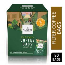 Taylors of Harrogate Rich Italian Coffee Bags Pack 80s NWT5143