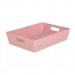 Wham Pink Rectangular Studio Basket 4.01 2 Litre NWT5166