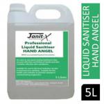 Janit-X Professional Hand Angel Sanitiser LIQUID 80% Alcohol x 5L NWT5211