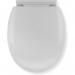 Croydex White Plastic Antibacterial Toilet Seat NWT5217