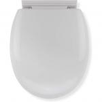 Croydex White Plastic Antibacterial Toilet Seat HYGI WL400022H Reduced to Clear NWT5217