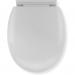 Croydex White Plastic Antibacterial Toilet Seat HYGI WL400022H Reduced to Clear NWT5217