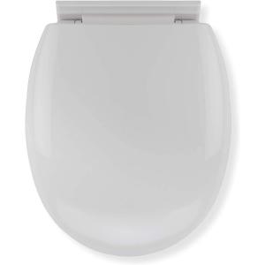Image of Croydex White Plastic Antibacterial Toilet Seat NWT5217