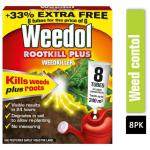 Weedol Rootkill Plus Weedkiller 6+2 Tubes NWT5230