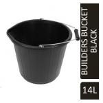 Janit-X Black Builders Bucket 14L NWT5263