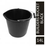 Janit-X Builders, Gardeners Buckets Black 14L Capacity NWT5263