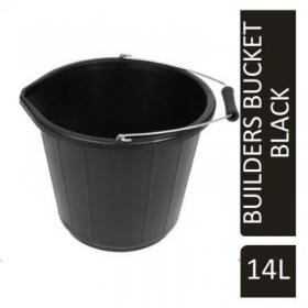 Janit-X Builders, Gardeners Buckets Black 14L Capacity NWT5263