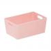 Wham Pink Rectangular Studio Basket 4.02 3.9 Litre NWT5306